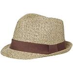 Braune Streetwear Myrtle Beach Trilbies & Fedora-Hüte mit Meer-Motiv für Damen Übergrößen für den für den Winter 