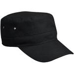 Myrtle Beach Trendiges Cap im Military-Stil aus robustem Baumwollcanvas (Black)