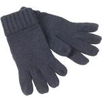 Dunkelblaue Elegante Myrtle Beach Strick-Handschuhe mit Meer-Motiv aus Polyamid für Herren Größe XL für den für den Winter 