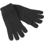Schwarze Elegante Myrtle Beach Strick-Handschuhe aus Polyamid für Herren Größe XL für den für den Winter 