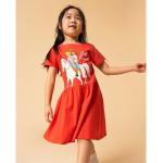 Reduzierte Orange Bibi und Tina Jerseykleider für Kinder aus Jersey für Mädchen Größe 146 
