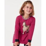 Reduzierte Pinke Kindersweatkleider aus Baumwolle für Mädchen Größe 158 