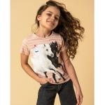 Reduzierte Bunte Miss Melody Kinder T-Shirts aus Baumwolle für Mädchen Größe 146 