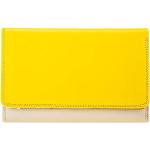 Gelbe MyWalit Damenportemonnaies & Damenwallets mit Reißverschluss aus Leder medium 
