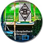 Borussia Mönchengladbach Kühlschrankmagnete aus Kristall 