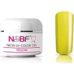 N&BF Neon Farbgel 5ml | Yellow (Gelb) | UV Colour Gel für Gelnägel | Effektgel für künstliche Fingernägel mittelviskos | Made in EU | Nagelgel UV neon | Colorgel ohne Säure + selbstglättend