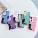 Bunte Elegante LGBT Lesbian Pride Samsung Galaxy Hüllen Art: Bumper Cases aus Acryl mit Schutzfolie 