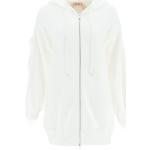 Reduzierte Weiße Oversize N. 21 Damenhoodies & Damenkapuzenpullover mit Kapuze Größe M 