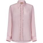 Reduzierte Pinke Elegante N. 21 Festliche Blusen aus Spitze für Damen Übergrößen 
