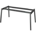 Schwarze Tischgestelle & Tischkufen matt aus Edelstahl Breite 150-200cm, Höhe 200-250cm, Tiefe 0-50cm 