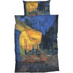 Motiv Jugendstil Gustav Klimt Motiv Bettwäsche mit Reißverschluss aus Baumwolle maschinenwaschbar 135x200 
