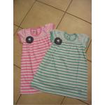 Pinke Halblangärmelige Petit Bateau Kindernachthemden & Kindernachtkleider aus Baumwolle für Mädchen 