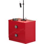Rote Nachttische & Nachtschränke mit Schublade Energieklasse mit Energieklasse A Breite 0-50cm, Höhe 0-50cm, Tiefe 0-50cm 
