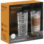 Ethno Nachtmann Latte Macchiato Gläser mit Kaffee-Motiv aus Kristall spülmaschinenfest 