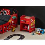 Rote Cars Lightning McQueen Nachttische & Nachtschränke mit Schublade Breite 0-50cm, Höhe 0-50cm 