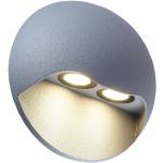 Silberne Näve Außenleuchten mit Dämmerungsschalter aus Aluminium UV-beständig 