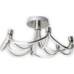 Silberne Näve LED-Deckenleuchten aus Metall 