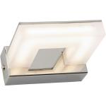 Silberne Näve LED Wandlampen aus Metall Energieklasse mit Energieklasse F 