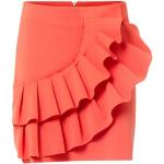 Reduzierte Orange Unifarbene Naf Naf Mini Kurze Bleistiftröcke mit Reißverschluss aus Polyester für Damen 