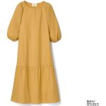 Reduzierte Gelbe TCHIBO Bio Nachhaltige Damenkleider aus Baumwolle Größe M 