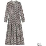 Reduzierte Bunte TCHIBO Maxi Nachhaltige Sommerkleider mit Knopf aus Viskose für Damen Größe M für den für den Sommer 