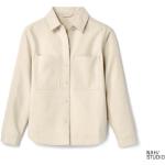 Reduzierte Braune TCHIBO Bio Nachhaltige Blusenjacken mit Knopf aus Baumwolle für Damen Größe XS 