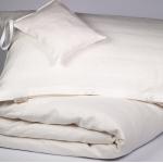 Weiße Nahtur Design Bio Nachhaltige Leinenbettwäsche aus Leinen 220x200 