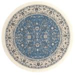 Reduzierte Hellblaue Motiv Moderne Rugvista Runde Orientteppiche 250 cm aus Wolle 