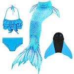 NAITOKE Meerjungfrauenschwanz zum Schwimmen für Kinder mit Meerjungfrau Flosse