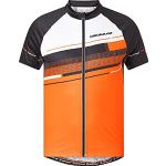 Nakamura Herren Lajos Fahrrad-Trikot, Black/Orange, XXL