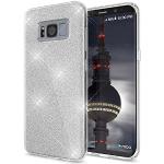Samsung Galaxy S8 Cases Art: Hard Cases mit Glitzer mit Knopf aus Silikon 