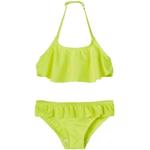 Reduzierte Gelbe name it Bikini-Tops für Kinder mit Rüschen für Mädchen Größe 98 