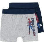 Reduzierte Saphirblaue name it Spiderman Boxershorts für Kinder aus Baumwolle für Jungen Größe 86 2-teilig 