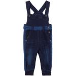 Reduzierte Blaue name it Bio Jeans-Latzhosen für Kinder aus Denim maschinenwaschbar Größe 56 