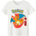 Weiße Kurzärmelige name it Pokemon Kinder T-Shirts für Jungen Größe 116 