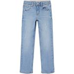 Reduzierte Hellblaue name it Straight Leg Jeans für Kinder aus Denim für Jungen Größe 152 