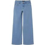 NAME IT Girl's NLFTAULSINE DNM HW Wide Pant NOOS Jeanshose, Light Blue Denim, 164