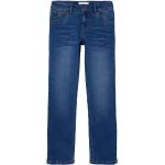 Reduzierte Blaue name it 5-Pocket Jeans für Kinder mit Reißverschluss aus Denim für Jungen Größe 146 