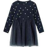 Reduzierte Blaue Elegante name it Jerseykleider für Kinder mit Herz-Motiv aus Jersey für Mädchen Größe 116 