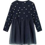 Reduzierte Blaue Elegante name it Jerseykleider für Kinder mit Herz-Motiv aus Jersey für Mädchen Größe 122 