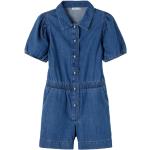 Blaue name it Jeans-Overalls für Kinder aus Baumwolle für Mädchen Größe 116 für den für den Sommer 