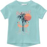 Reduzierte Türkise name it Bio Kinder T-Shirts aus Jersey für Mädchen Größe 116 für den für den Sommer 