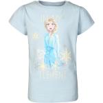 Hellblaue name it Die Eiskönigin - völlig unverfroren Elsa Kinder T-Shirts mit Glitzer aus Baumwolle für Mädchen Größe 92 
