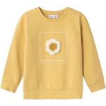 Gelbe name it Bio Kindersweatshirts für Mädchen Größe 110 