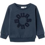 Reduzierte Dunkelblaue name it Rundhals-Ausschnitt Kindersweatshirts für Mädchen Größe 116 