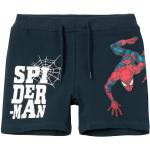 Saphirblaue name it Spiderman Kindersweatshorts für Jungen Größe 122 