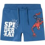 Blaue name it Spiderman Kindersweatshorts für Jungen Größe 122 