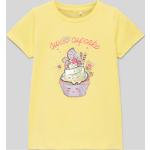 Gelbe name it Kinder T-Shirts aus Baumwollmischung für Mädchen Größe 98 