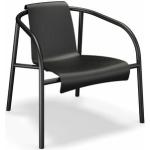 Schwarze Houe Nachhaltige Loungestühle pulverbeschichtet aus Stahl Outdoor Breite 50-100cm, Höhe 50-100cm, Tiefe 50-100cm 