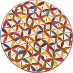 Nanimarquina - Kala Teppich - mehrfarbig, rund, Stoff - 125x2x125 cm - mehrfarbig (504) Ø 125 cm
